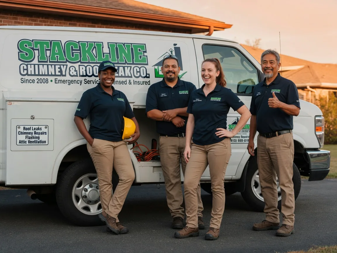 Chimney flashing repair company in Moreauville, LA
